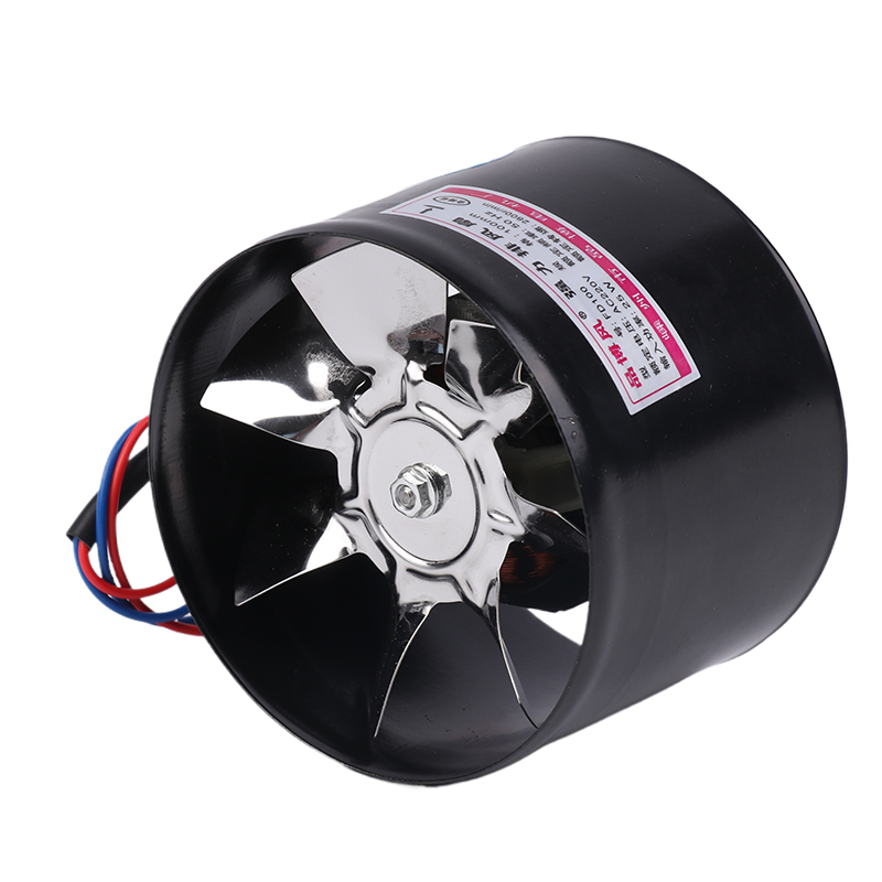 Home Bathroom Extractor Fan - 4 inch ventilator voor thuiskeuken, metalen