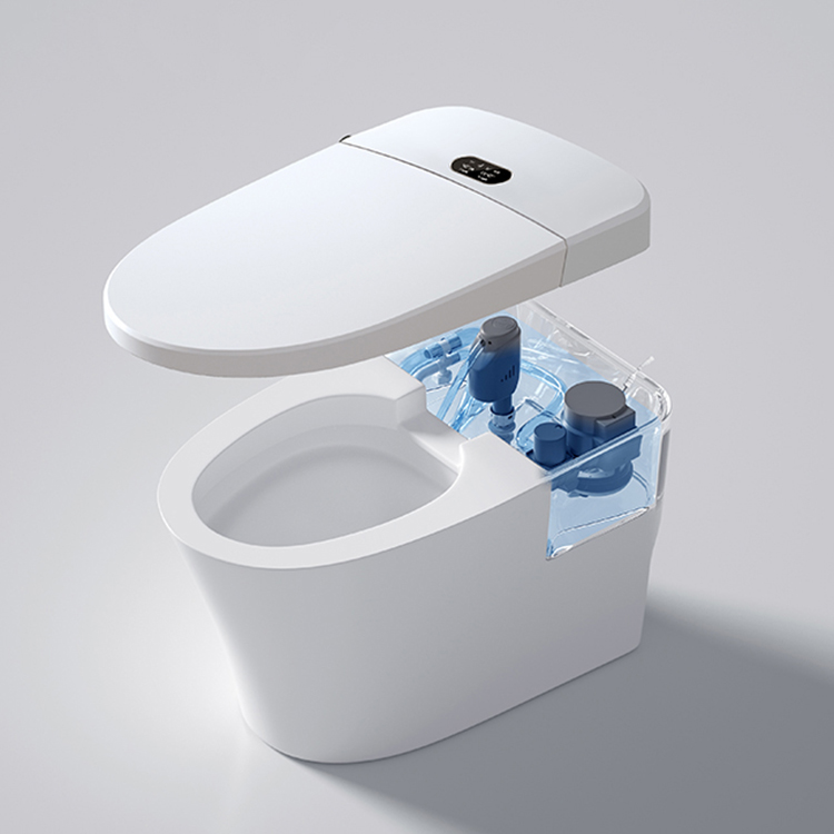 Home Bathroom Ware - Modern slim toilet met digitaal display,