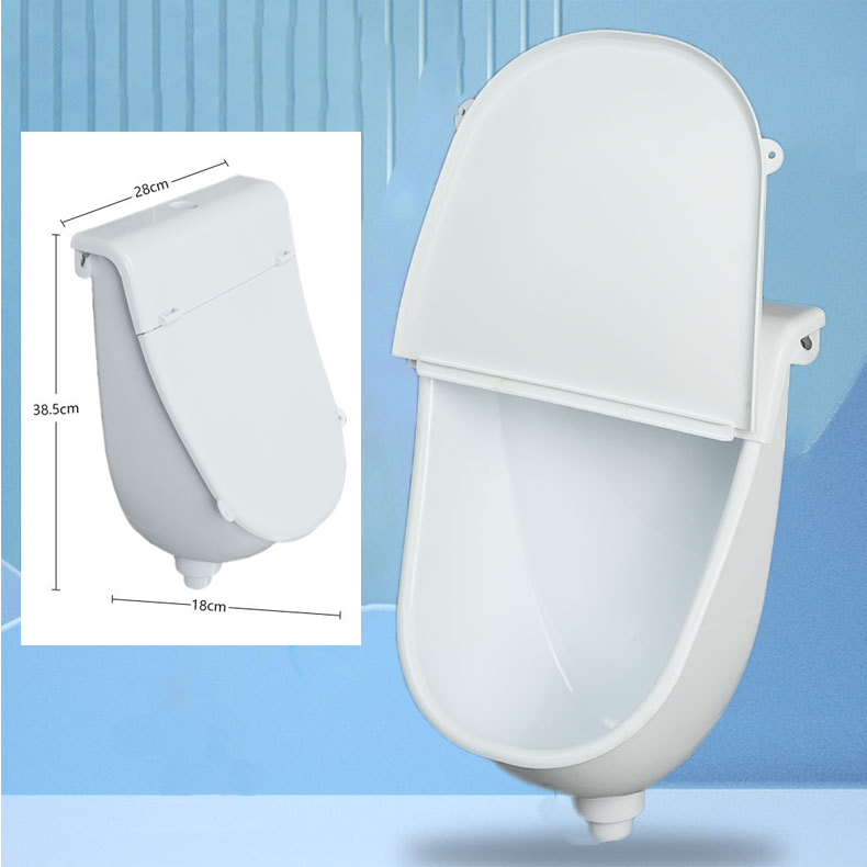 Home Bathroom Ware - Wandgemonteerd urinoir met deksel en gatvrij