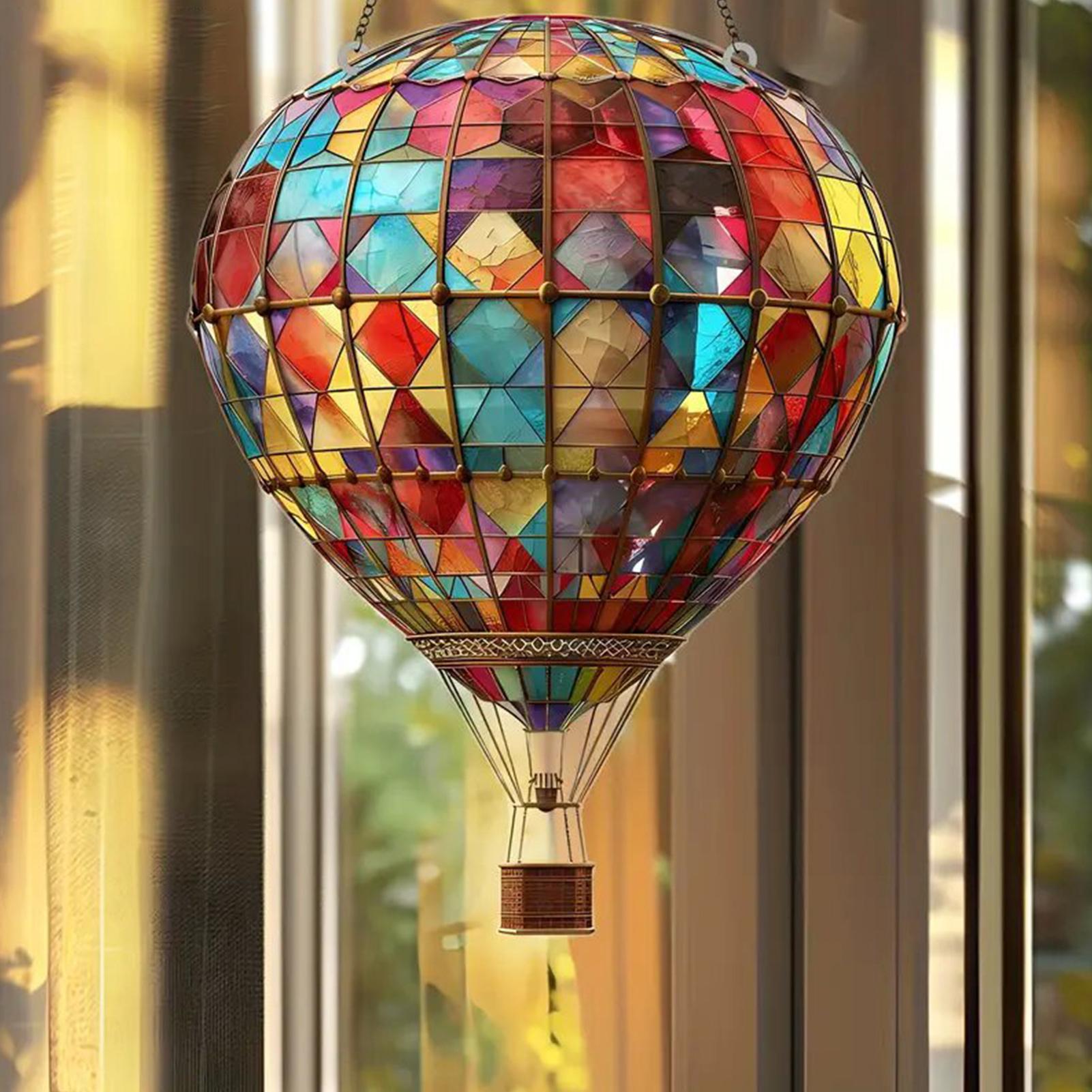 Home Bathroom Window - Zonvanger Buitenraam Zonvangers Acryl Platte Heteluchtballon