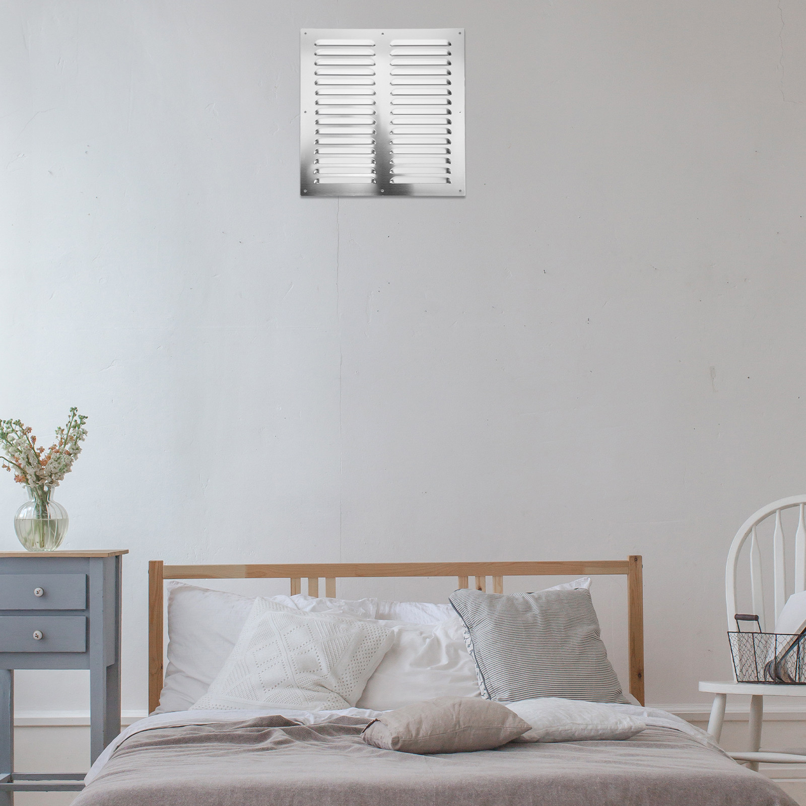 Home Bathroom Vent Fans - Zware kwaliteit roestvrijstalen ventilatierooster voor afzuigventilator,
