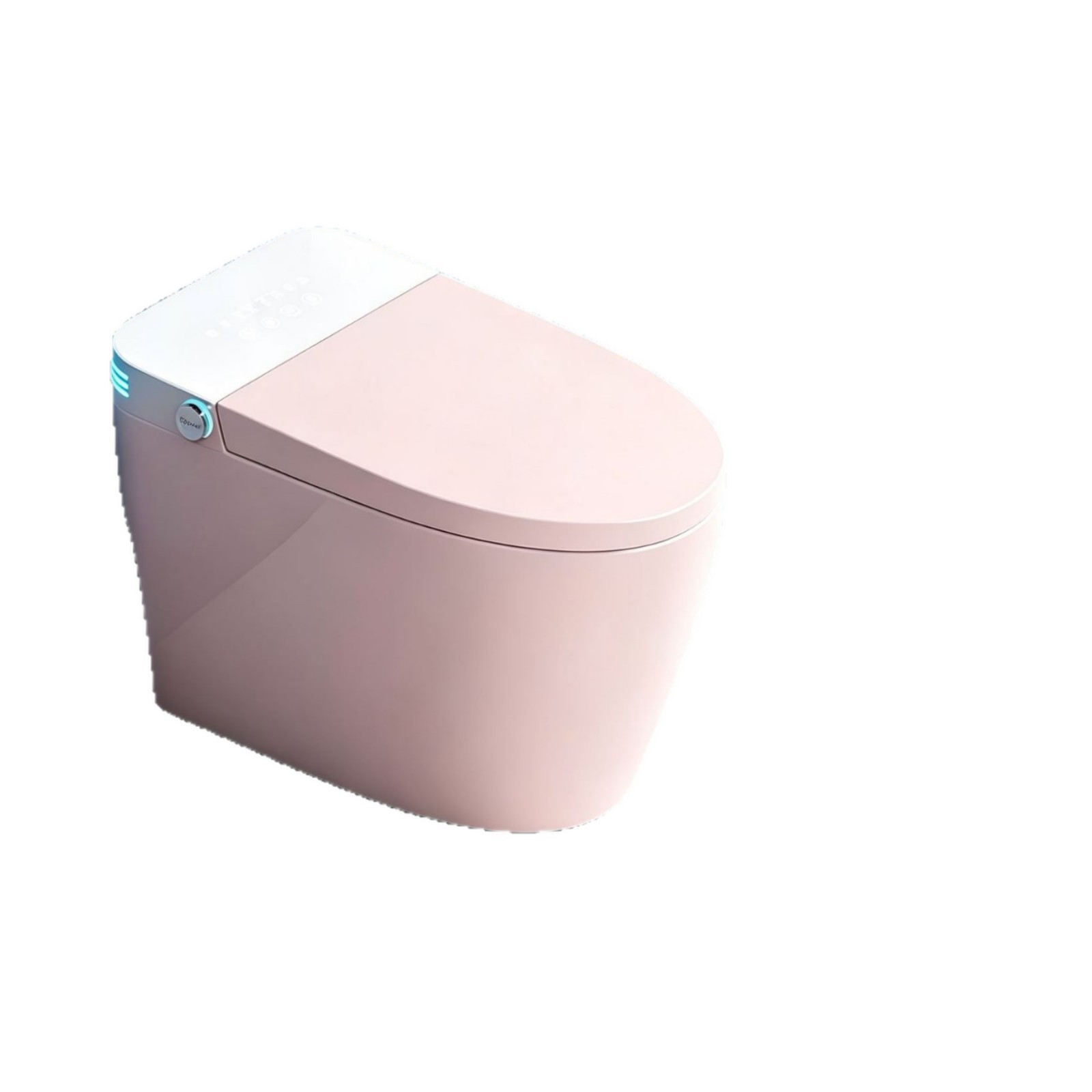 Home Bathroom Toilet - Slim toilet, roze, alles-in-één automatisch, geen