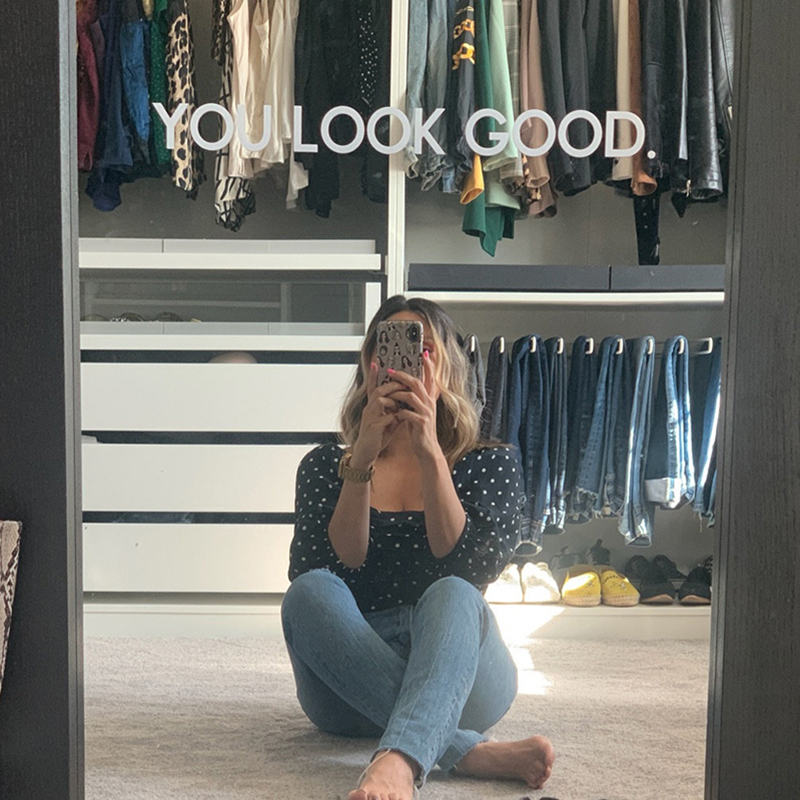 Home Bathroom Floor Tiles - U Look Goede Spiegel Muursticker Badkamer