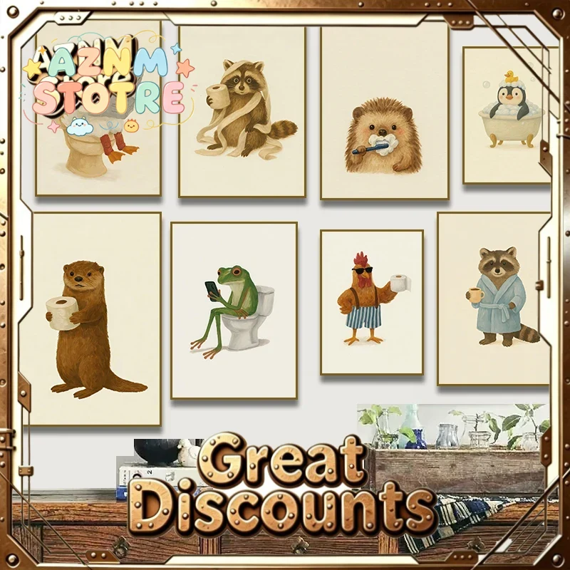 Grappige Otter Toiletpapier Ee - Home Bathroom Wallpaper recensie en prijs