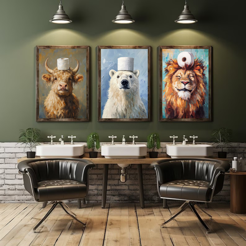 Cartoon Leuke Grappige Dieren  - Home Bathroom Toilet recensie en prijs