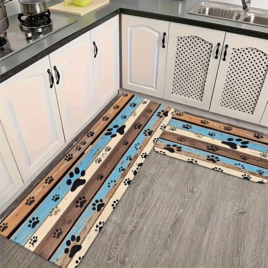 1PC Pootafdrukken Patroon Keuk - Home Bathroom Door Design recensie en prijs