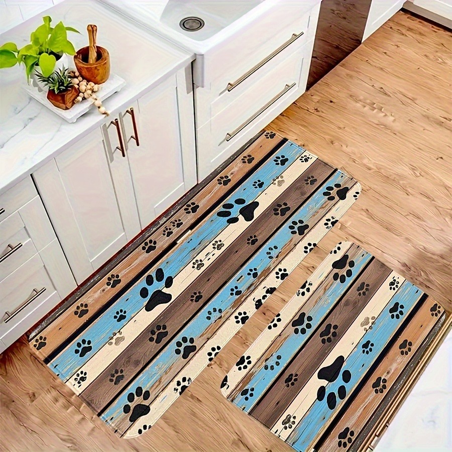 1PC Pootafdrukken Patroon Keuk - Home Bathroom Door Design recensie en prijs