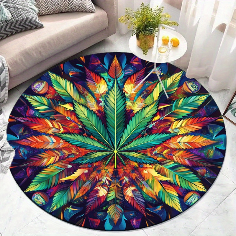 Kleurrijk Feather Mandala Rond - Home Bathroom Door Design recensie en prijs