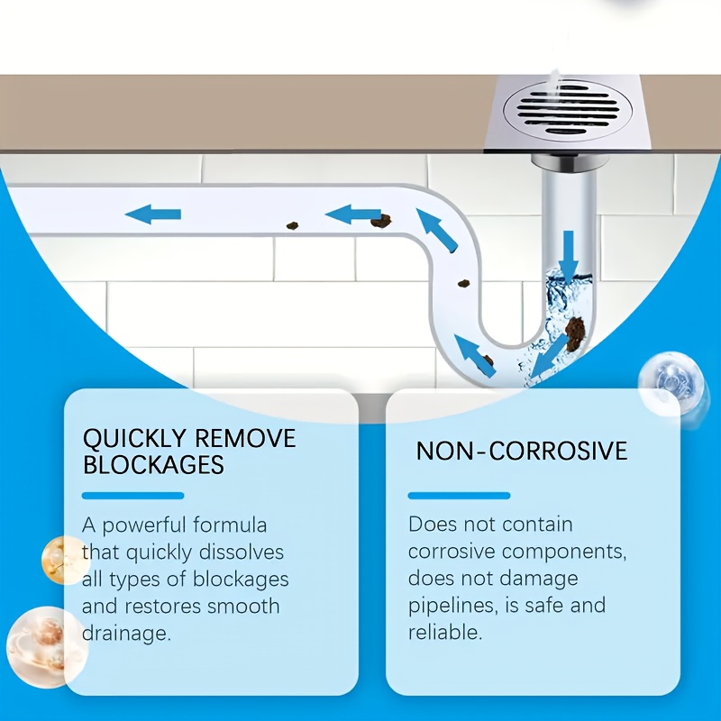 Krachtig afvoerreinigerpoeder, - Home Kitchen Bathroom Cleaning recensie en prijs