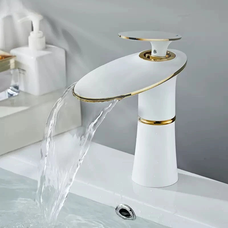 Waterfall wastafelkraan wit go - Home Hardware Bathroom Faucets recensie en prijs