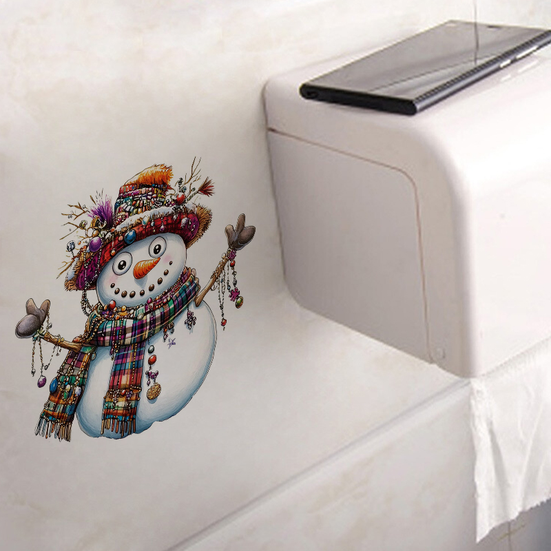 Grappige grillige sneeuwpop st - Home Bathroom Floor Tiles recensie en prijs