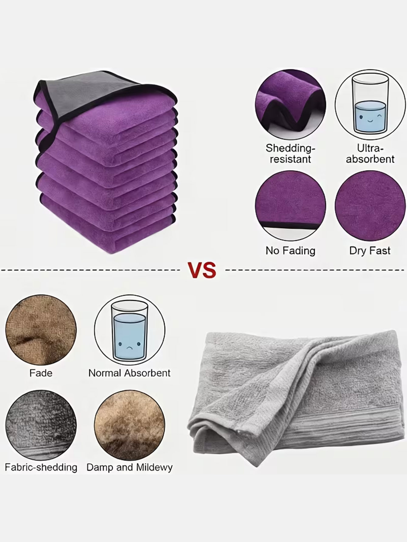 10-pack dubbelzijdige microvez - Home Kitchen Bathroom Cleaning recensie en prijs