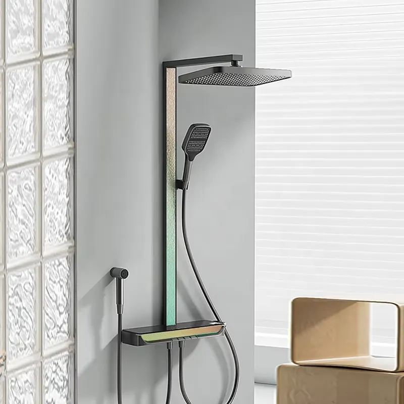 Messing digitale watervaldouch - Home Bathroom Spa recensie en prijs