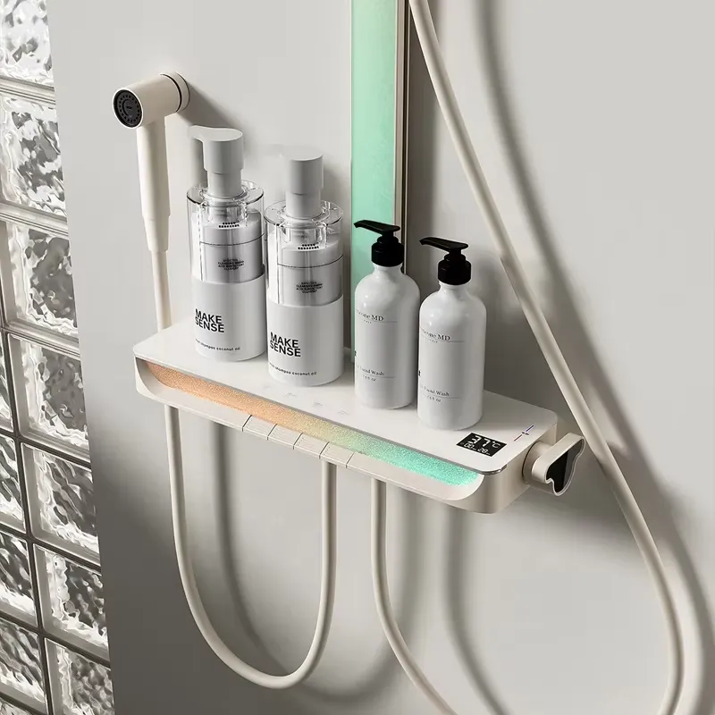 Messing digitale watervaldouch - Home Bathroom Spa recensie en prijs