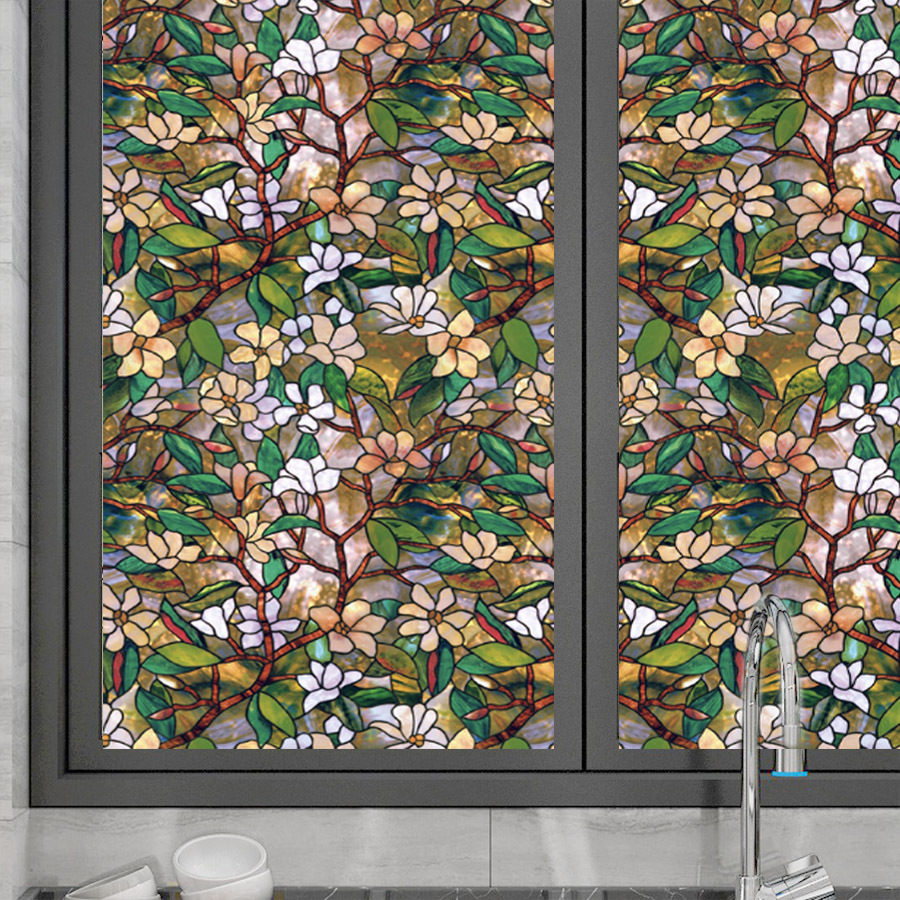 Elektrostatische raamfolie met - Home Bathroom Window recensie en prijs