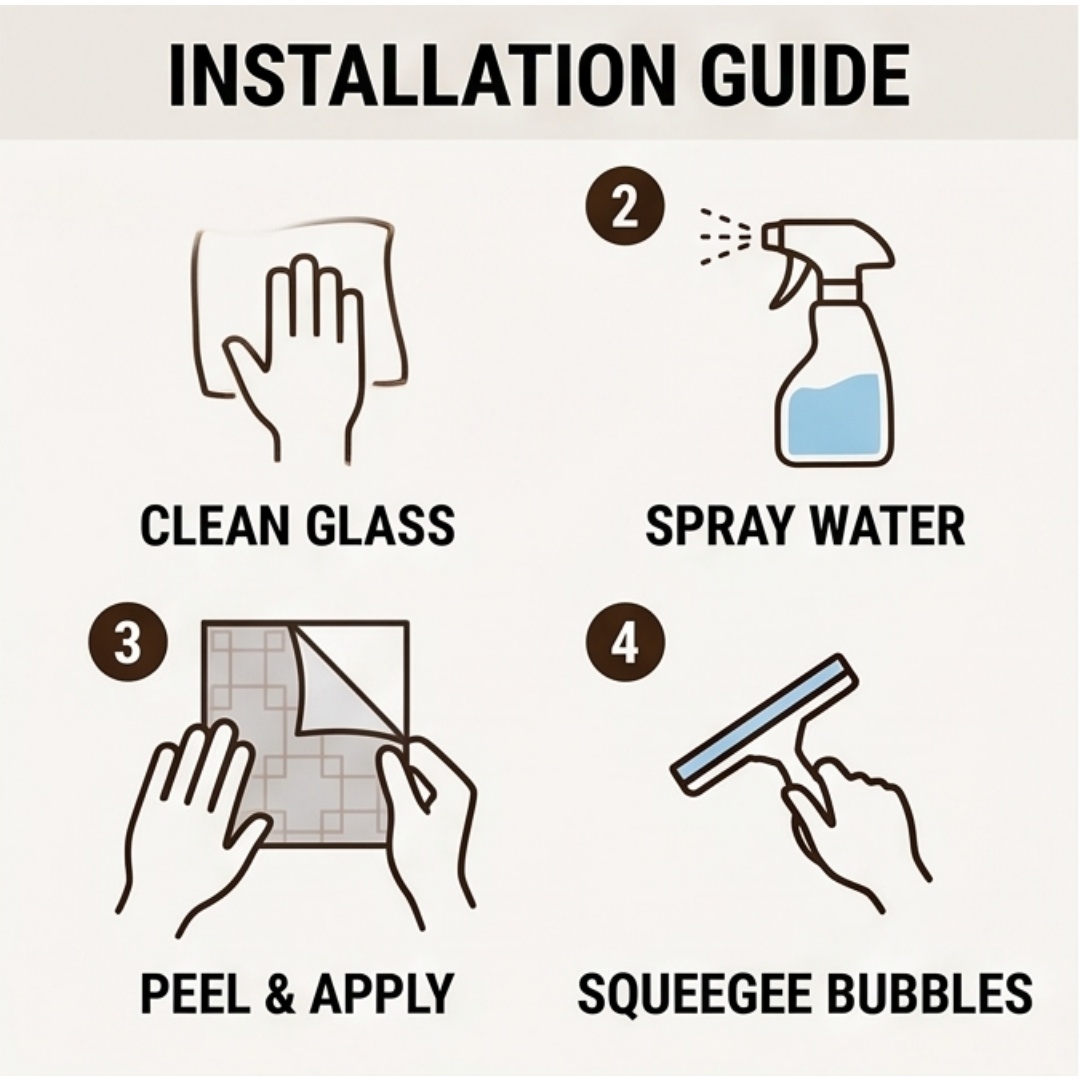 Oosters roosterpatroon vierkan - Home Bathroom Window recensie en prijs