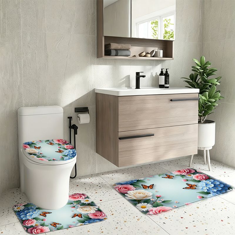 Rozen-hortensia-vlinder rand b - Home Bathroom Remodel recensie en prijs