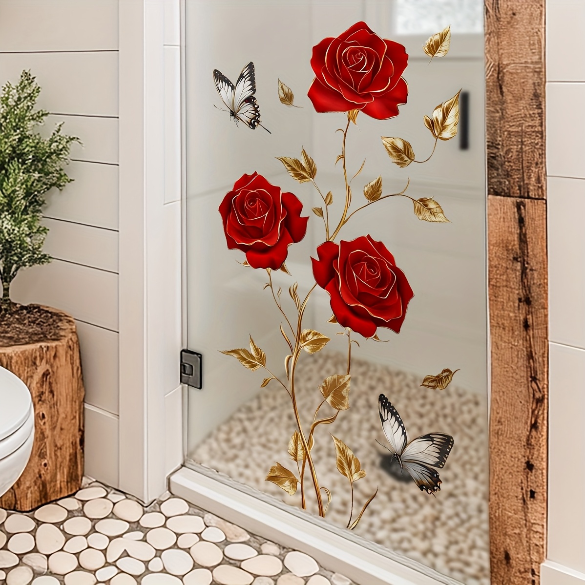 1 stuk charmante en romantisch - Home Bathroom Window recensie en prijs