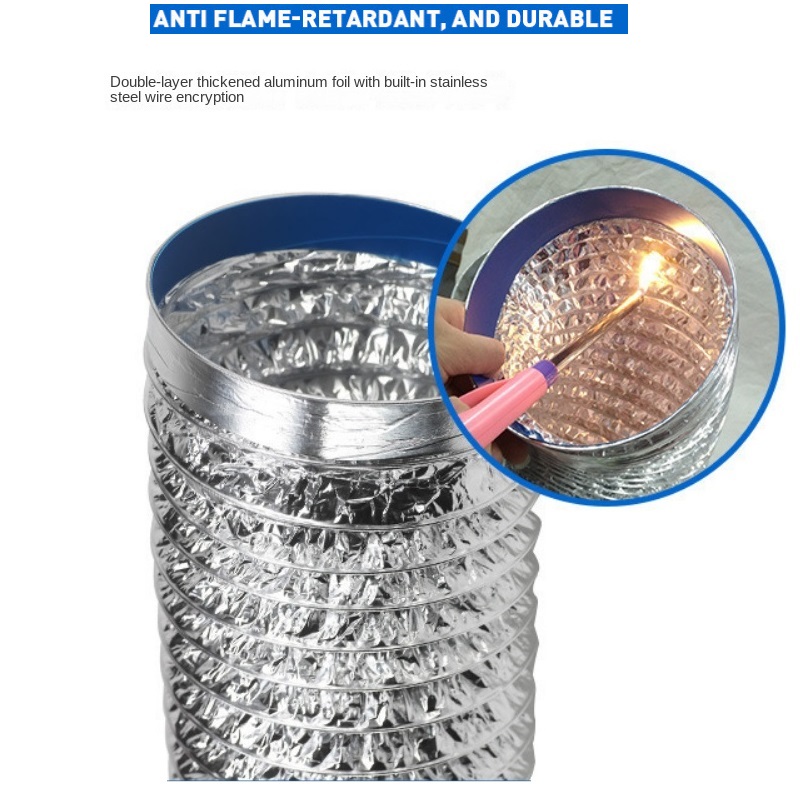 125Mm Aluminiumfolie Ventilati - Home Bathroom Vent recensie en prijs