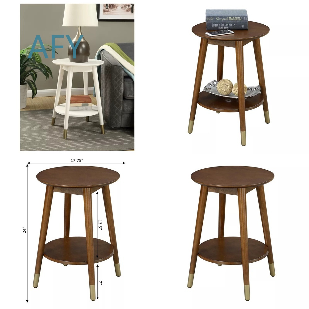 Houten bijzettafel met opbergv - Muji Home Storage recensie en prijs