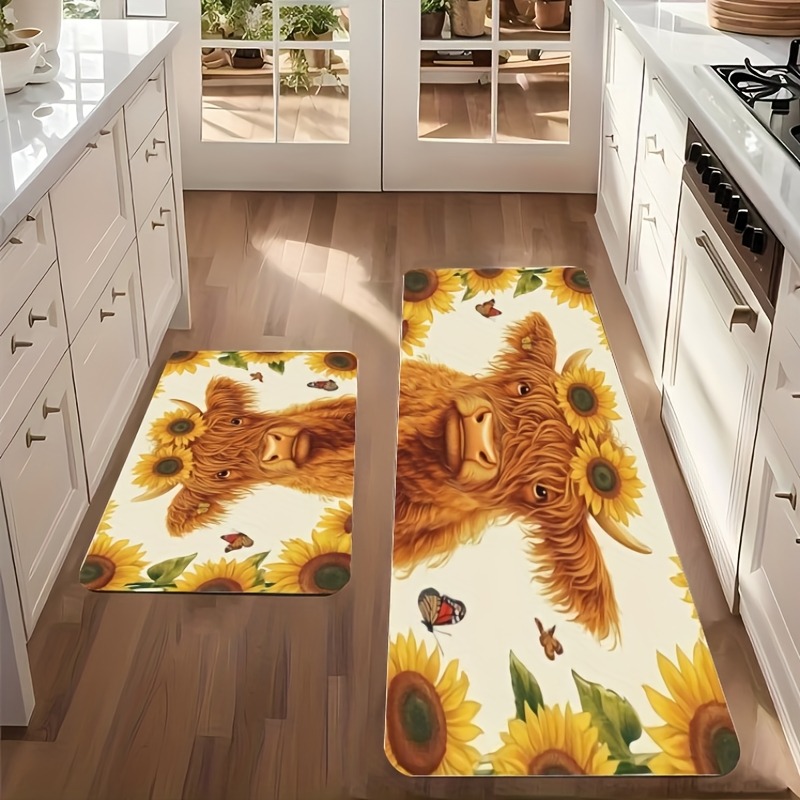 1PC Koe portret Patroon Keuken - Home Bathroom Door Design recensie en prijs