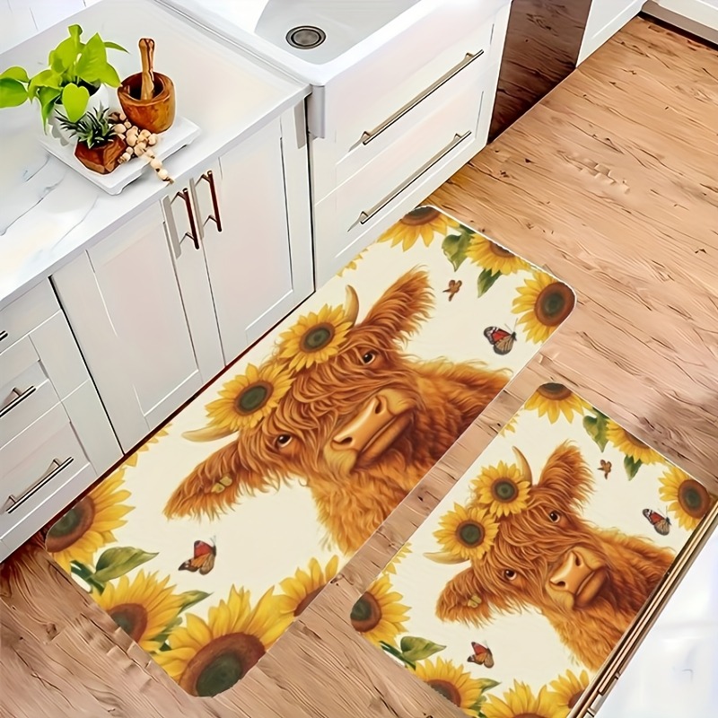 1PC Koe portret Patroon Keuken - Home Bathroom Door Design recensie en prijs