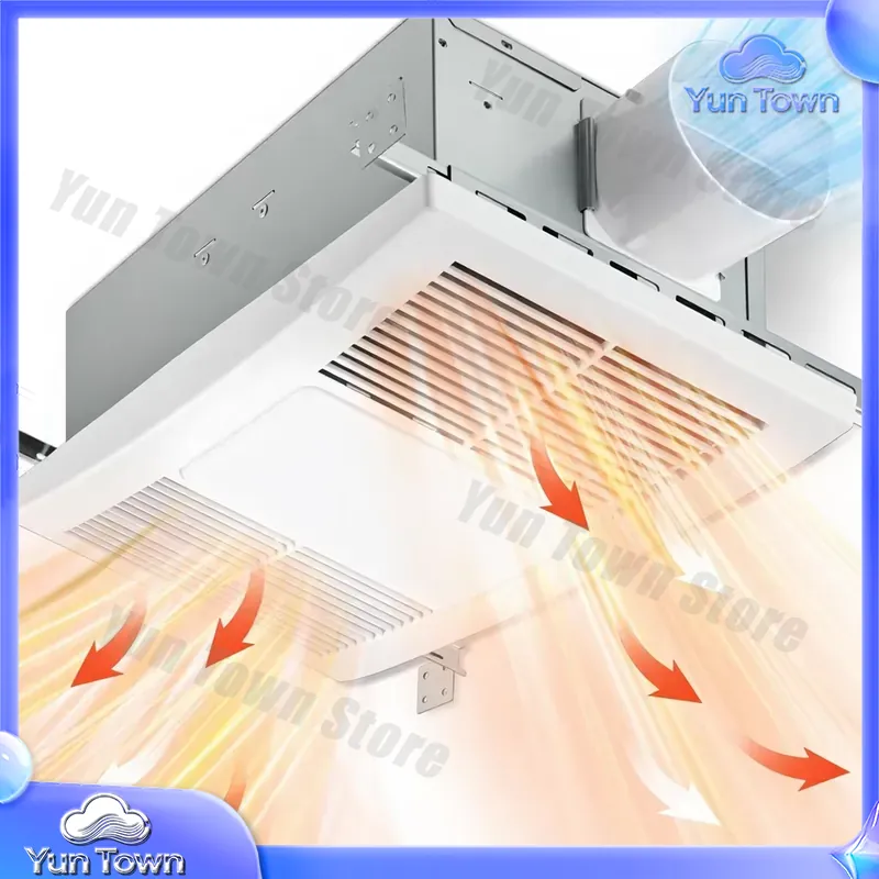 Badkamer afzuigventilator met  - Home Bathroom Vent Fans recensie en prijs