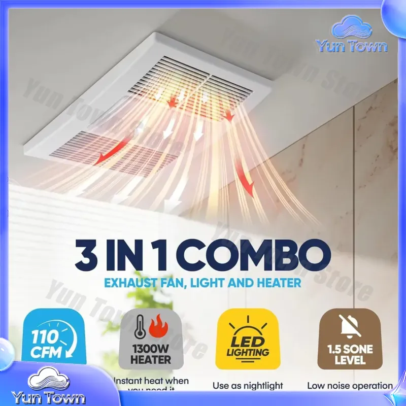 Badkamer afzuigventilator met  - Home Bathroom Vent Fans recensie en prijs