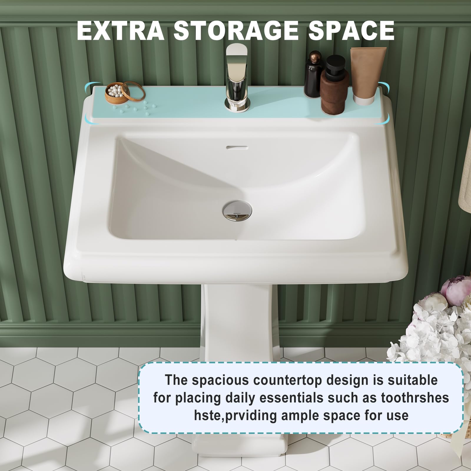 Vierkante keramische wastafel  - Home Bathroom Remodel recensie en prijs