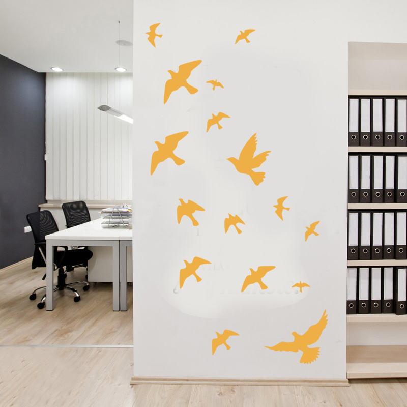 12 Stks/set Vogel Muurstickers - Home Bathroom Floor Tiles recensie en prijs