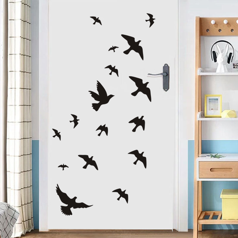 12 Stks/set Vogel Muurstickers - Home Bathroom Floor Tiles recensie en prijs