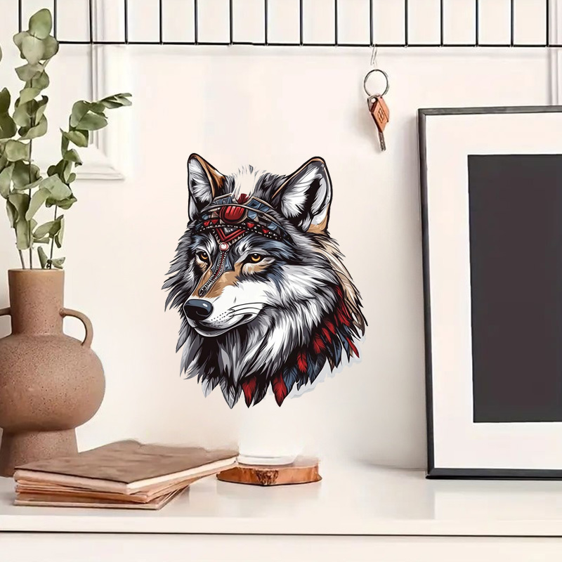 QT36 #   1pc Cool Indian Wolf  - Home Bathroom Floor Tiles recensie en prijs