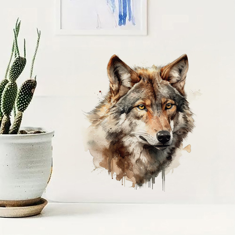 Wolf muurstickers, toiletstick - Home Bathroom Floor Tiles recensie en prijs