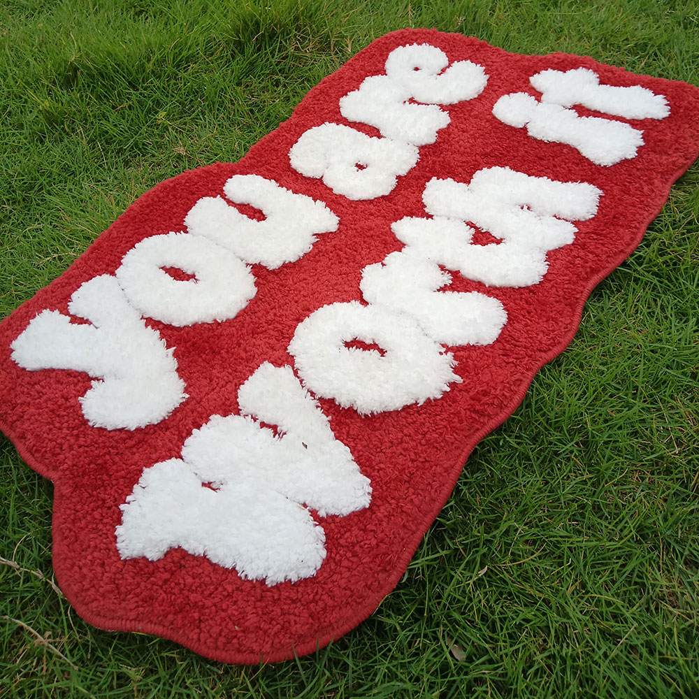 Antisliptapijt met letterpatro - Home Bathroom Door Design recensie en prijs