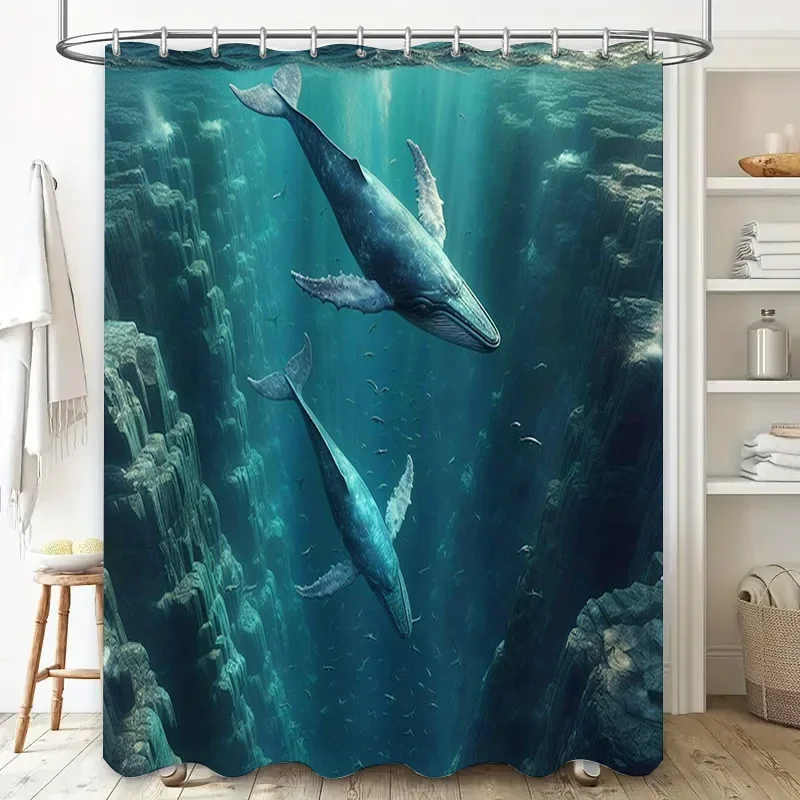 3D-geprint walvis douchegordij - Home Bathroom Remodel recensie en prijs