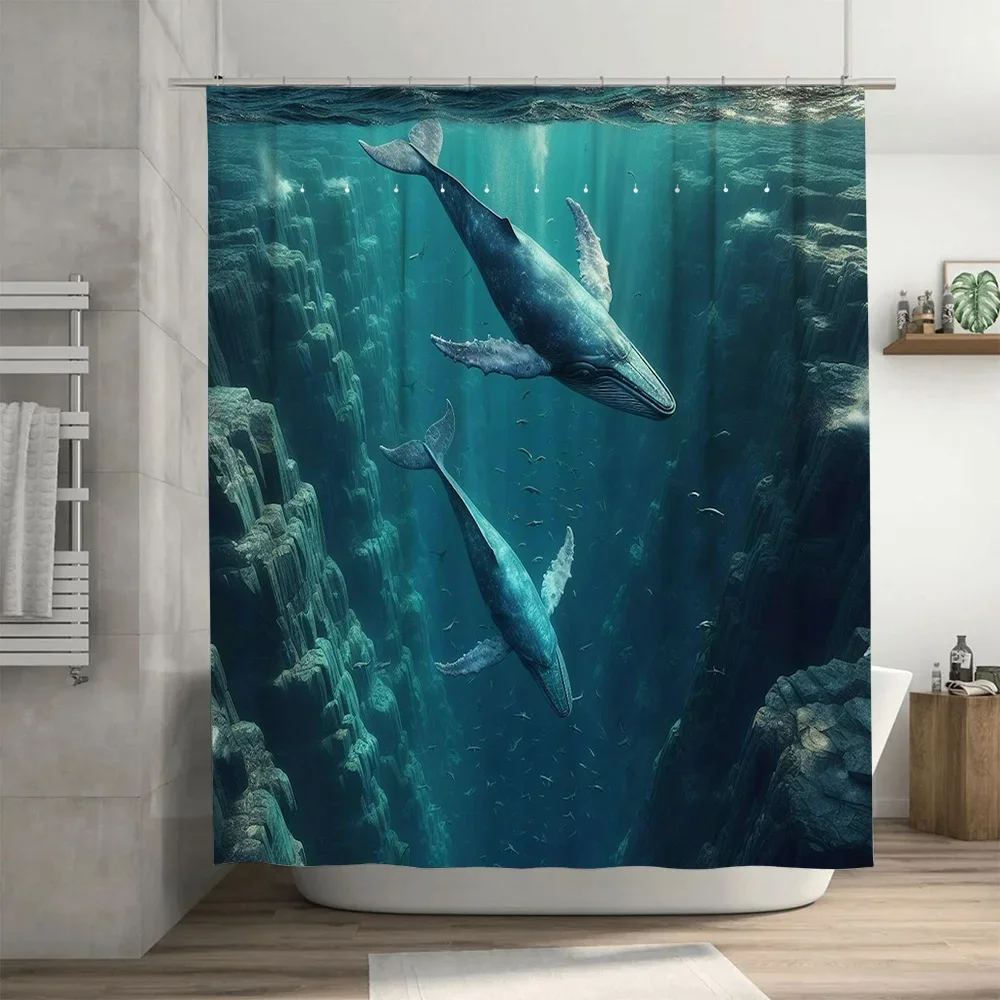 3D-geprint walvis douchegordij - Home Bathroom Remodel recensie en prijs
