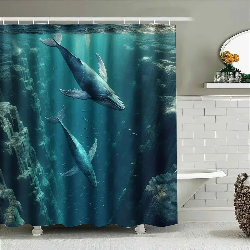 3D-geprint walvis douchegordij - Home Bathroom Remodel recensie en prijs
