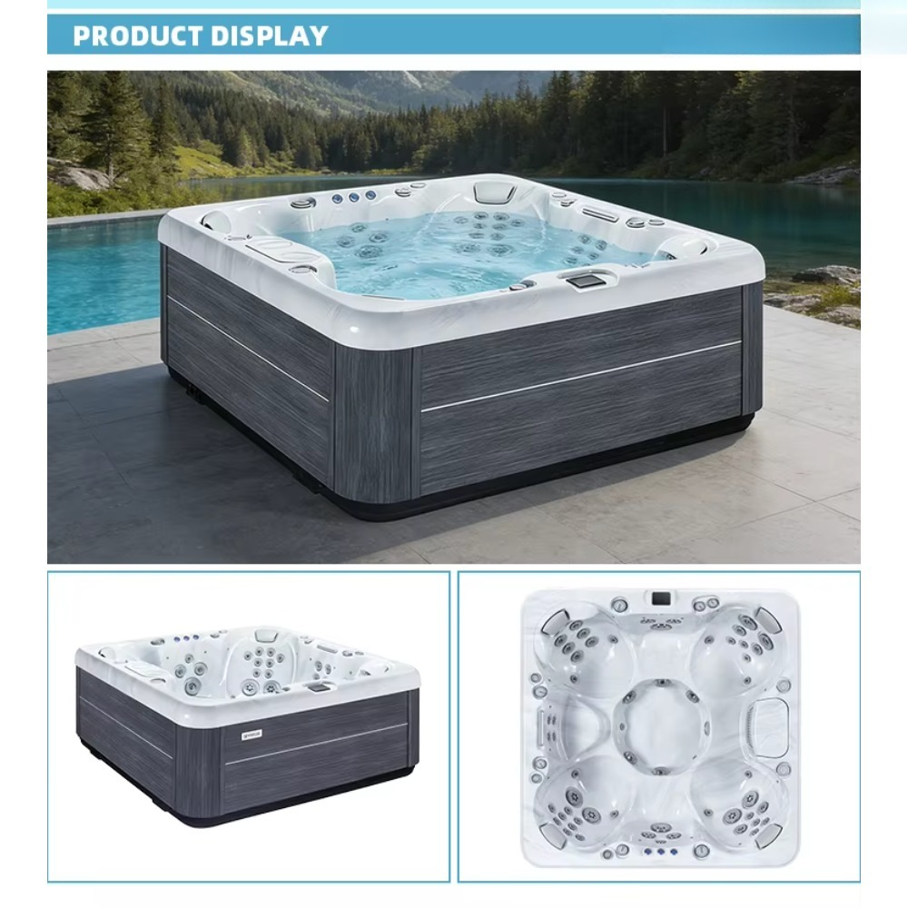 Vrijstaande whirlpool massageb - Home Bathroom Spa recensie en prijs