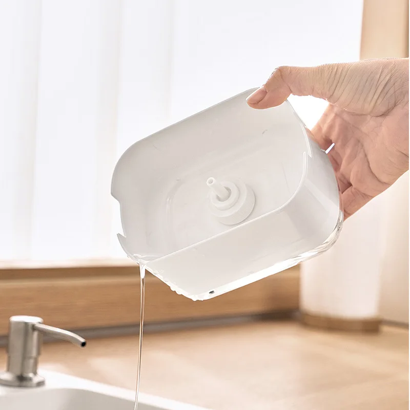 Zeepdispenser met sponshouder  - Home Kitchen Bathroom Cleaning recensie en prijs