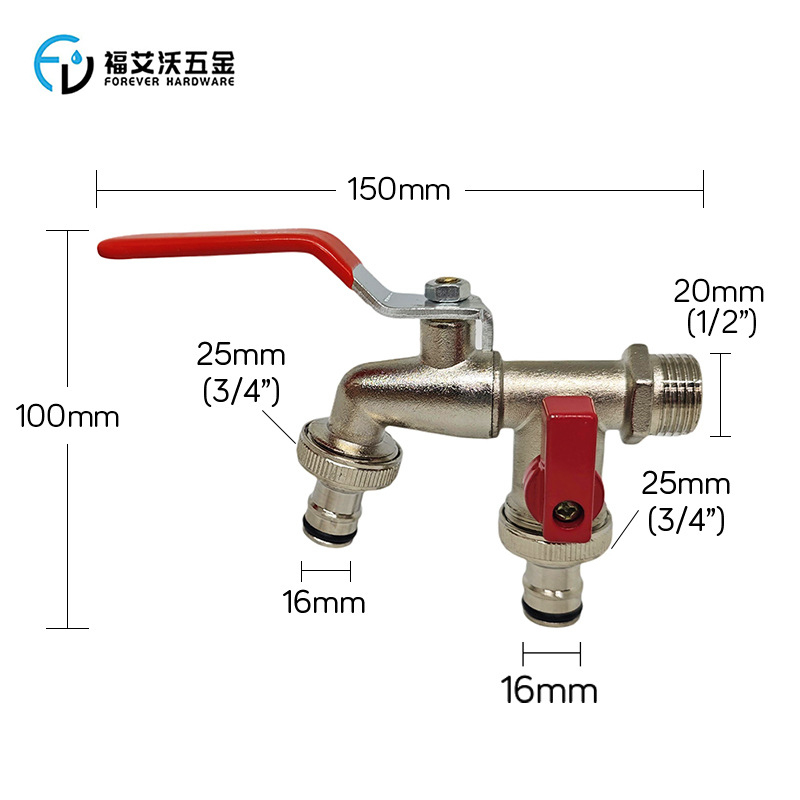 Zinklegering Eén Inlaat Twee U - Home Hardware Bathroom Faucets recensie en prijs