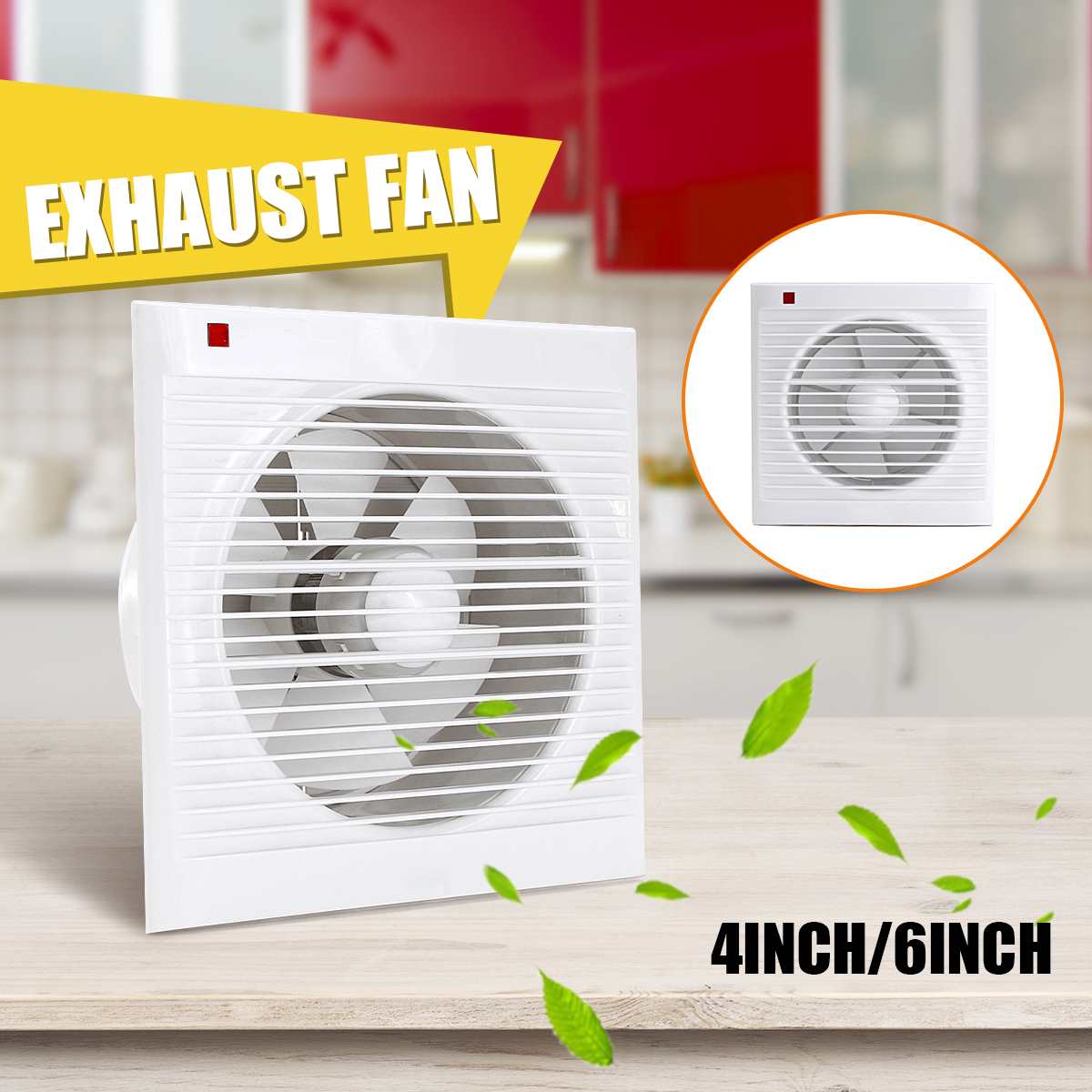 4 Inch 6 Inch 8 Inch 220 V Mut - Home Bathroom Vent recensie en prijs